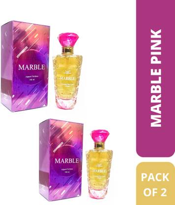 S&P International Marble Pink Perfume 100ml Each (Pack of 2) Perfume  -  200 ml