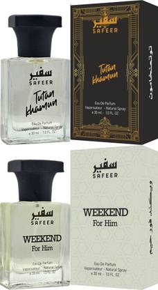 SAFEER Perfume Tutan Khamun, Weekend for Him 30 ml Each Eau de Parfum  -  60 ml