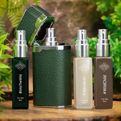PERFUMERS CLUB Lightr-INDIA'S FIRST Interchangeable Carry|Lightr + 3x8ml|Best Fragrance - Men Eau de Parfum  -  24 ml