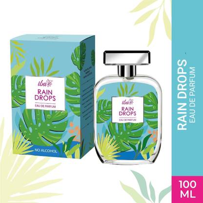 Iba Rain Drops, Perfume Spray, Long Lasting Aqua Fragrance Eau de Parfum  -  100 ml