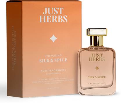 Just Herbs Energising Silk & Spice Perfect Gifting Luxury Scent Long Lasting Eau de Parfum  -  50 ml