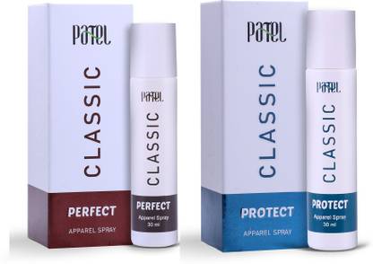 PATEL Perfect 30 ML+Protect 30 ML Long Lasting Apparel Spray Perfume  -  60 ml