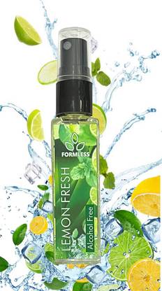 FORMLESS Lemon Organic Fresh Alcohol Free Spray Perfume - 8 ml Perfume  -  8 ml