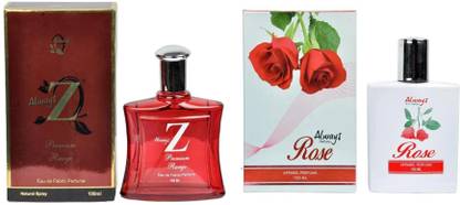 Always Z Red & Rose Perfume 100ML Each (Pack of 2) Perfume  -  200 ml