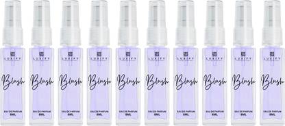 Luxify Scent Blush Mini Perfume Combo | Long Lasting | 8ML Pack of 10 | Eau de Parfum  -  80 ml