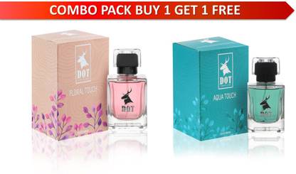 dot perfumes DOT PERFUME EAU DE PARFUME COMBO(FLORAL AND AQUA) Eau de Parfum  -  50 ml