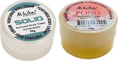 Al Hiba Al Hiba Perfumed Creame Slodit & Pond from Alcohol pack of (2) Perfume  -  20 ml