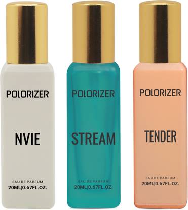 POLORIZER NVIE & STREAM & TENDER PERFUME FOR UNISEX 20 ML Eau de Parfum  -  60 ml