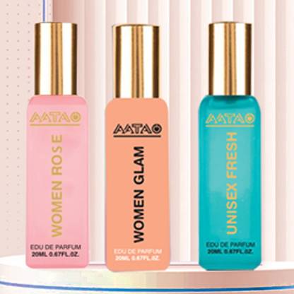 AATAONLAIN ROSE GLAM FRESH 20 ML*3=60 ML Eau de Parfum  -  60 ml