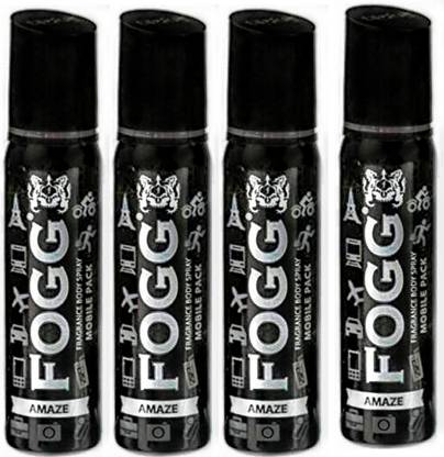 FOGG amaze Mobile Pack Pocket Deo (25ml x 4) Eau de Parfum  -  100 ml