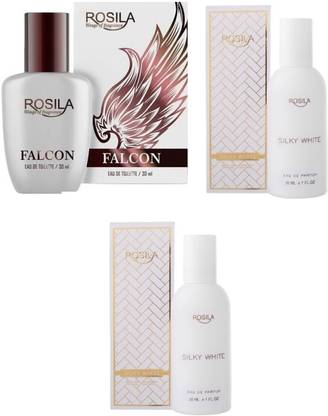 Rosila 2 SIKY WHITE & 1 FALCON PERFUME, 30ML EACH, PACK OF 3. Perfume  -  90 ml