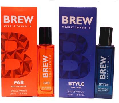 BREW 1 FAB 1 STYLE PERFUME .30 ML EACH , PACK OF 2 . Eau de Parfum  -  60 ml