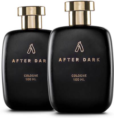USTRAA After Dark Cologne - 100 ml x 2 | Ideal for night occasions | Long-lasting Perfume  -  200 ml