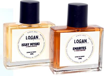 Logan Issay Miyake & Emarites Combo of 2 With Fresh & Smoky Long lasting Extrait De Parfum  -  100 ml