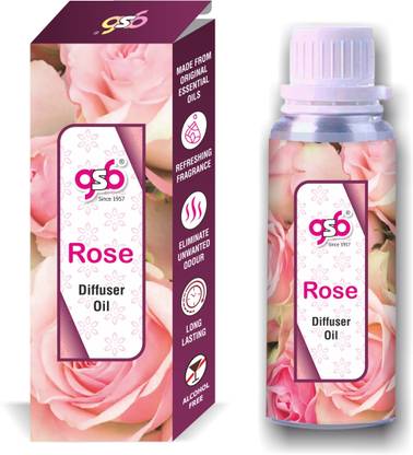 GANDHI SUGANDH BHANDAR Rose Diffuser Oil | Long Lasting Aroma Oil | Alcohol Free Aroma Oil ROSEDIFF100