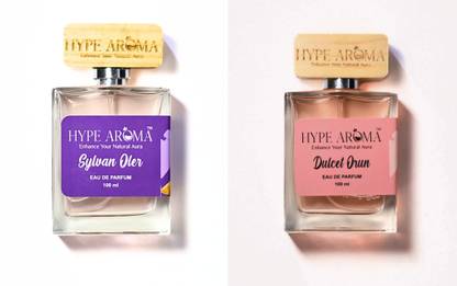 hype aroma Combo of 2 Sylvan Oler & Dulcet Orun AKA 3&7 Eau de Parfum  -  200 ml