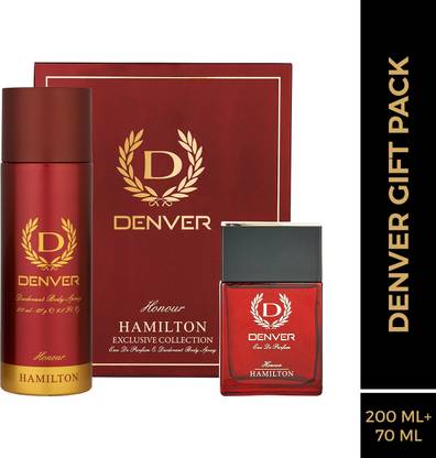 DENVER Honour Exclusive Collection Gift Set (Deo 200 ml + Perfume 70 ml) Perfume  -  270 ml