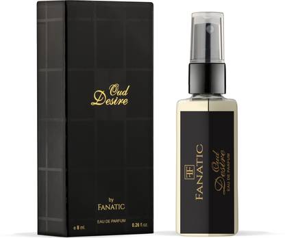 FANATIC Oud Desire Woody Long Lasting Fragrance Oudh Rose Pocket Perfume Travel Size Eau de Parfum  -  8 ml