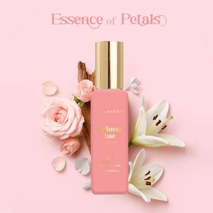 GLAMVEDA Floral Bae Perfume| Fresh Charming Floral Fragrance| All day Long Lasting| Extrait De Parfum  -  20 ml