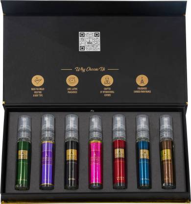 FRENCH ESSENCE Luxury Gift Set 7x9ml Set All Occasions | All Day Perfume  -  63 ml
