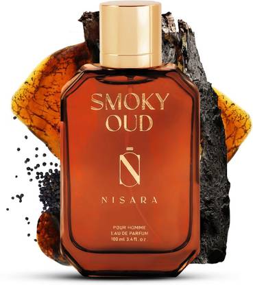 Nisara Smoky Oud Perfume | Long Lasting | Orgental Woody - 100 ML Eau de Parfum  -  100 ml