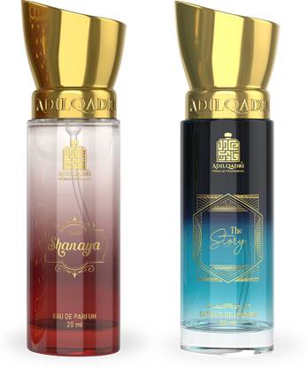 Adilqadri Shanaya And The Story Perfume Combo | For Men & Women 2x20ML | Long Lasting Eau de Parfum  -  40 ml