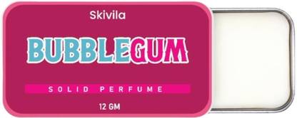 skivila Bubblegum Solid Perfume | Date Ready Pocket Size Body Fragrance Eau de Cologne  -  12 ml