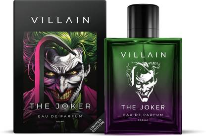 VILLAIN The Joker Eau De Parfum For Men, 100ml | Premium Long Lasting Fragrance Spray Eau de Parfum  -  100 ml