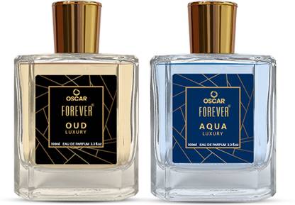 OSCAR Forever Luxury Combo of Aqua & Oud Long Lasting Fragrance (100ml Each) Eau de Parfum  -  200 ml