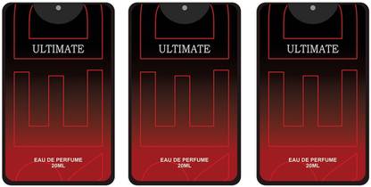 Rankson Ultimate Red Pocket Perfume Pack Of 3 - 20ml each (3x20ml) Perfume  -  60 ml