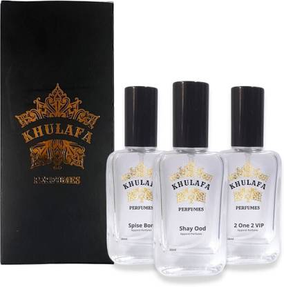 Khulafa 2 One 2 Vip Spise Bomb, Shay Ood A pack of 3 x30ml Perfume Perfume  -  90 ml