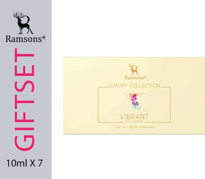 RAMSONS VIBRANT Luxury Collection | Set of 7 | 7x10ml | Eau de Parfum  -  70 ml