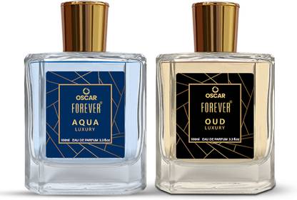OSCAR Forever Luxury Combo of Aqua & Oud Long Lasting Fragrance (100ml Each) Eau de Parfum  -  200 ml