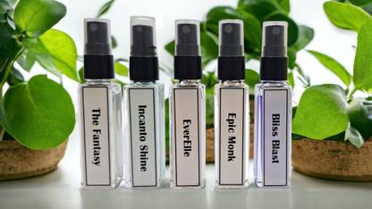 Z SENSE Mini Pocket Perfume,Long lasting,Travel Size,Unisex, Luxury Perfume(5x8ml) Eau de Parfum  -  8 ml