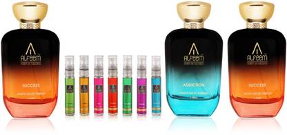 ALFEEM Luxury Unisex Perfume Gift Set Pack Of 10 - ASS & C7 3x100ml 7x9ml Eau de Parfum  -  363 ml