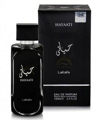 Lattafa Hayati Black Perfumes ,100ml, Eau de Parfum  -  100 ml