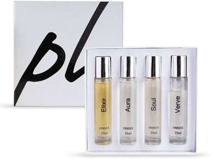 Perfume Lounge Unisex Perfume Gift Set, Pack of 15ML*4, Travel Sized Long Lasting Curated Perfume  -  60 ml