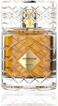 RiiFFS Golden Elixir Extrait De Parfum, 100ml, Luxury Fragrance Crystal Glass Bottle Extrait De Parfum  -  100 ml
