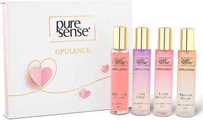 PureSense Opulence Gift Set (Hearts + Sweet + Passion + Love) 4x25ml Perfume  -  100 ml