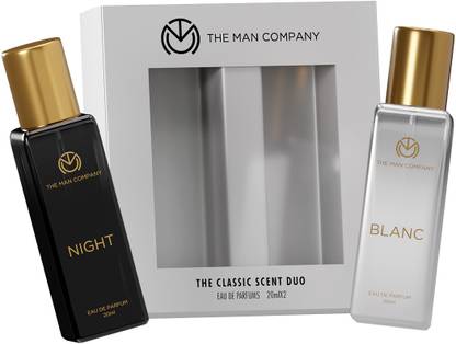 THE MAN COMPANY Signature Perfume Duo 20ml X 2 Pack | Luxury Gift Set for Men Eau de Parfum  -  40 ml