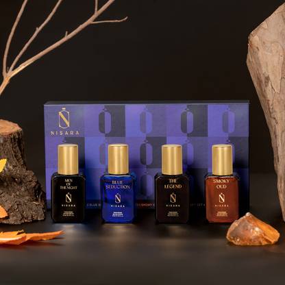 Nisara Perfume Gift Set For Men - Pack of 4 Eau de Parfum  -  60 ml