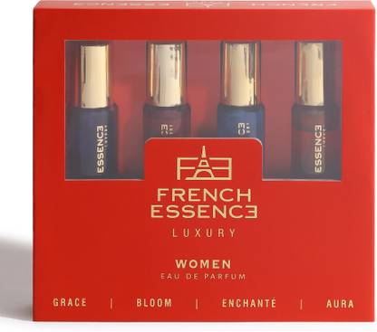 FRENCH ESSENCE Luxury Gift Set 4x15ml Long Lasting Fragrance Scent Perfume Perfume  -  60 ml