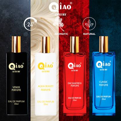 Qiao Venus Luxury Collection of Premium Perfume Gift Set - Girls Perfume Combo Eau de Parfum  -  80 ml