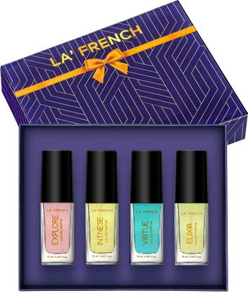 La French Unisex Gift Set | 4x15 ML | Lasting Long Eau de Parfum  -  60 ml