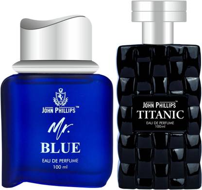 John Phillips MR. BLUE & TITANIC | Long Lasting | Combo Eau de Parfum  -  200 ml