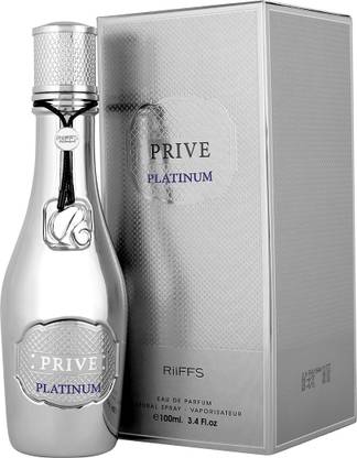 RiiFFS Prive Platinum Premium Long Lasting AQD Eau de Parfum  -  100 ml