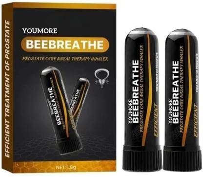 youmore BeeBreathe Nasal Inhaler for Prostate Wellness, Nasal Inhaler Stick Eau de Cologne  -  3.8 ml