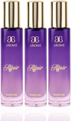 AROCHEM AROME AFFAIR BEST PERFUME SPRAY EDP LONG LASTING UNISEX (Pack of 3) Eau de Parfum  -  90 ml