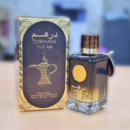 Lattafa DIRHAM OUD by Ard Al Zaafaran, 100 ml EDP for Unisex Eau de Parfum  -  100 ml