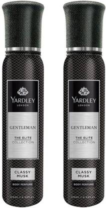 Yardley London Gentleman Classy Musk No Gas Body Perfume  -  240 ml